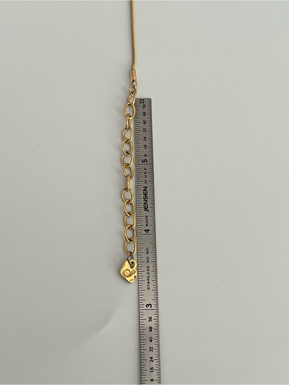 Swarovski gold-tone elongated cushion-cut crystal pendant necklace 15”17.5” - Picture 12 of 15